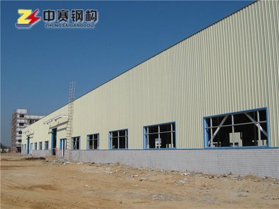 單層鋼結構廠房施工組織設計與鋼結構件設計要點